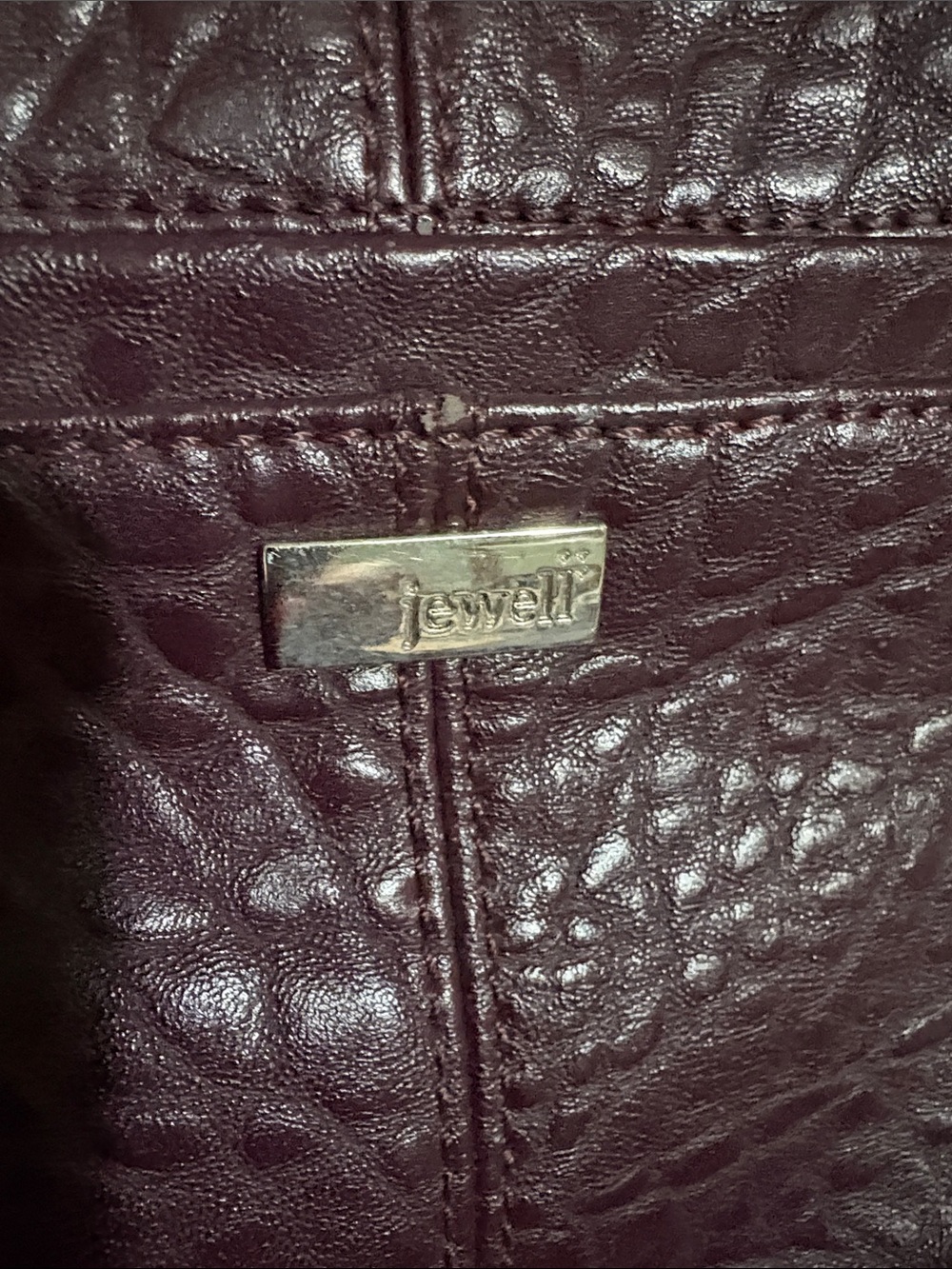 Jewell by thirty one Plum Textured Shoulder Bag with Matching Wallet by - Picture 4 of 8